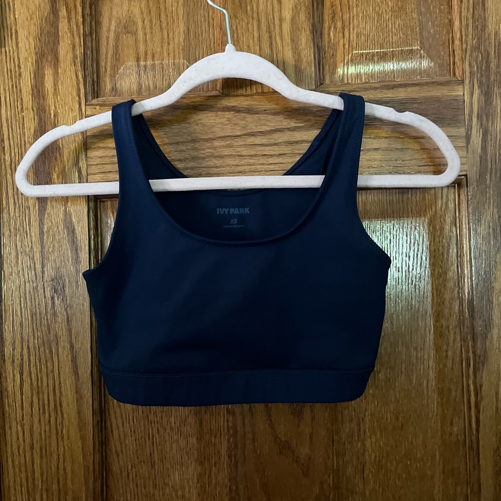 Navy Blue Sports Bra